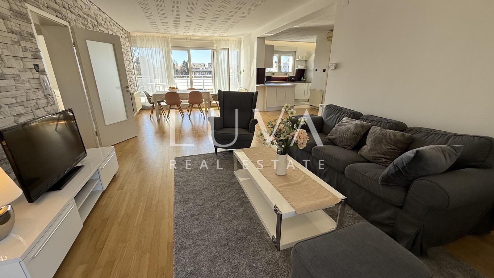 Zagreb, Maksimir, moderne 4-Zimmer-Wohnung mit 2 Terrassen, 130 m²