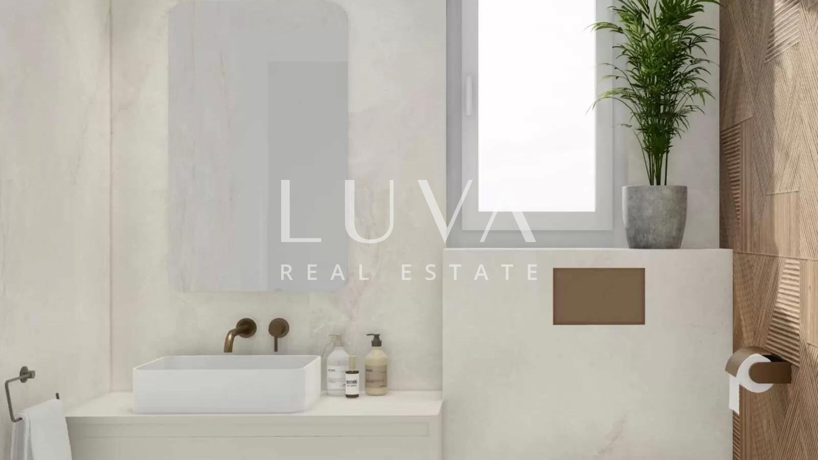 Istria, Tar, modern three-room ground floor apartment with garden in a new building, 57 m2