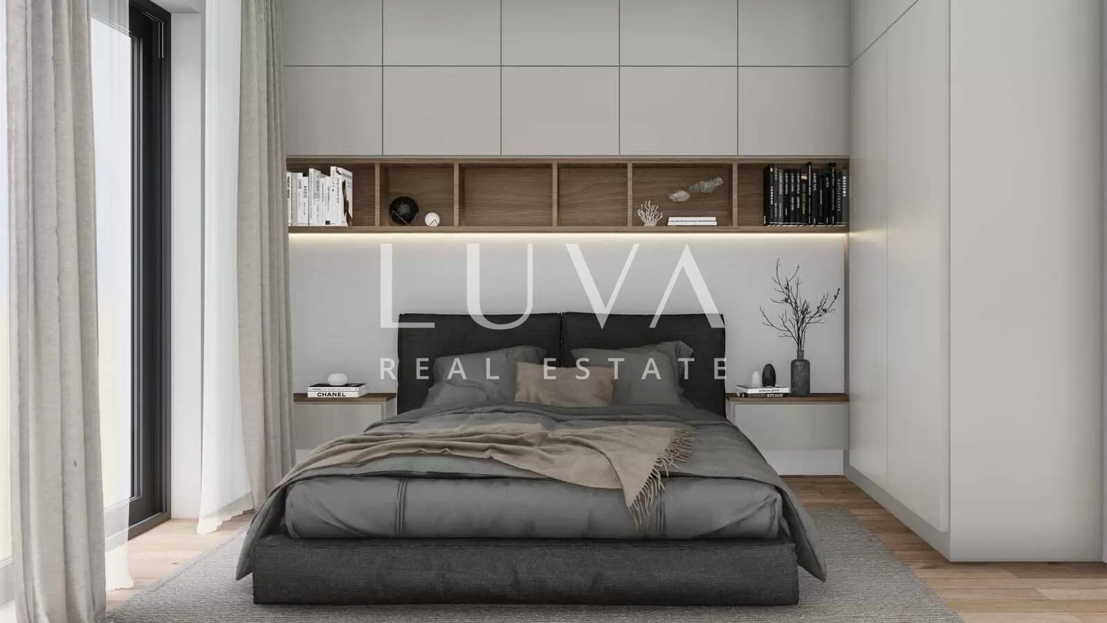 Istra, Tar, moderni trosoban stan s krovnom terasom u novogradnji, 69 m2