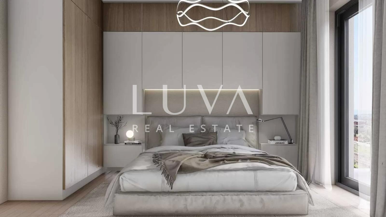 Istria, Tar, modern three-room ground floor apartment with garden in a new building, 57 m2