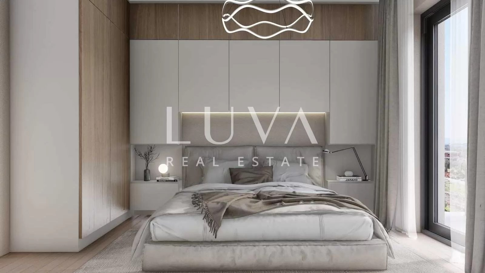 Istra, Tar, moderni trosoban stan s krovnom terasom u novogradnji, 69 m2