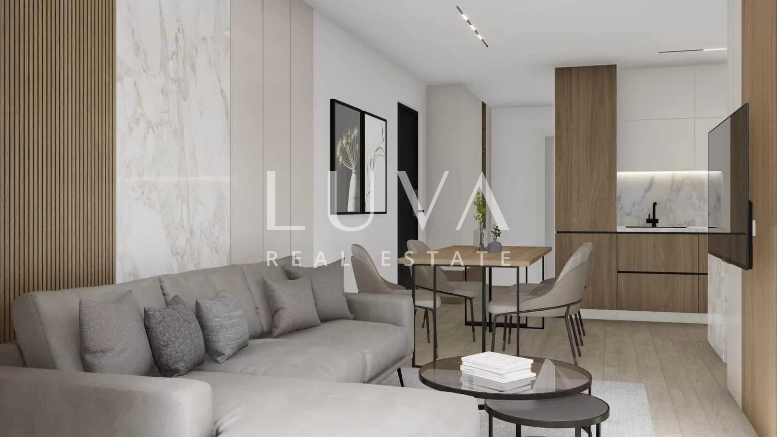 Istra, Tar, moderni trosoban stan s krovnom terasom u novogradnji, 69 m2