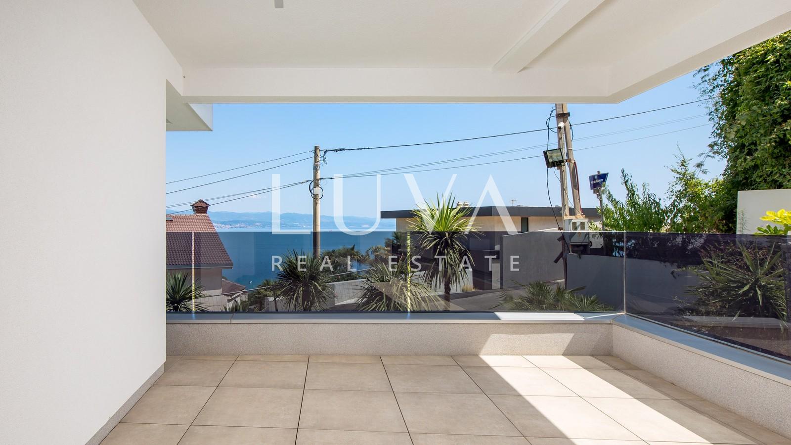 Opatija, luxuriöser Neubau mit Meerblick, Wohnung NF 108,97 m²