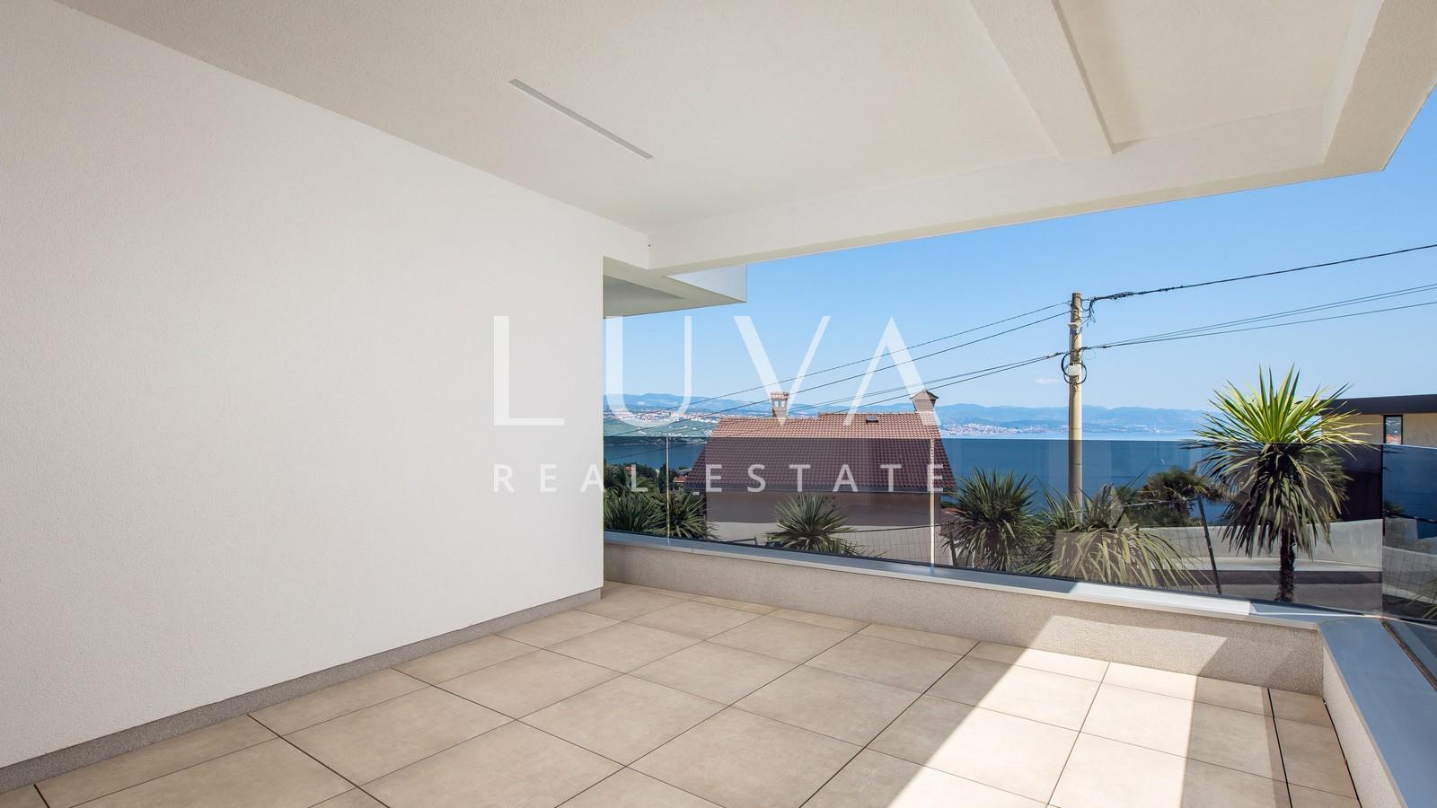 Opatija, luxuriöser Neubau mit Meerblick, Wohnung NF 108,97 m²