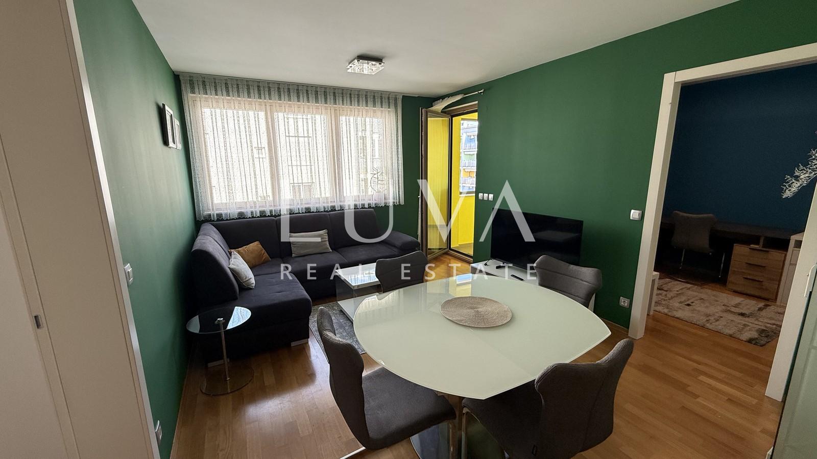Zagreb, Sigečica, 3-room modern apartment with loggia and parking, 60 m²