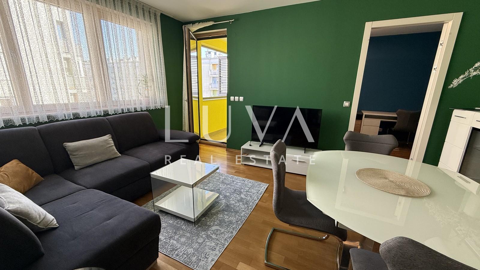 Zagreb, Sigečica, 3-room modern apartment with loggia and parking, 60 m²