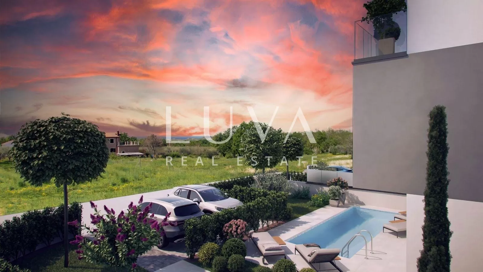 Poreč, luxury sea-view house for sale