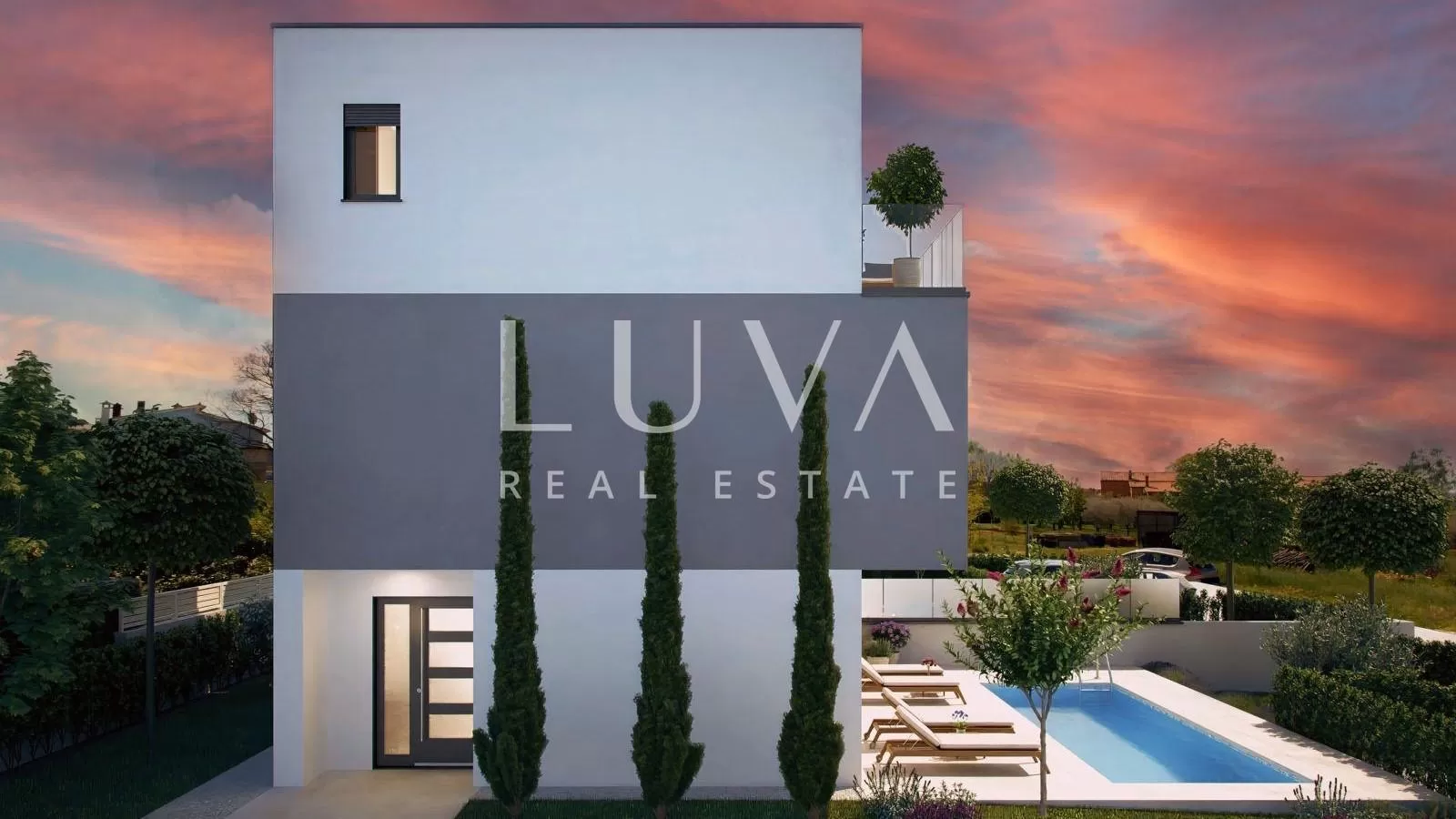 Poreč, luxury sea-view house for sale