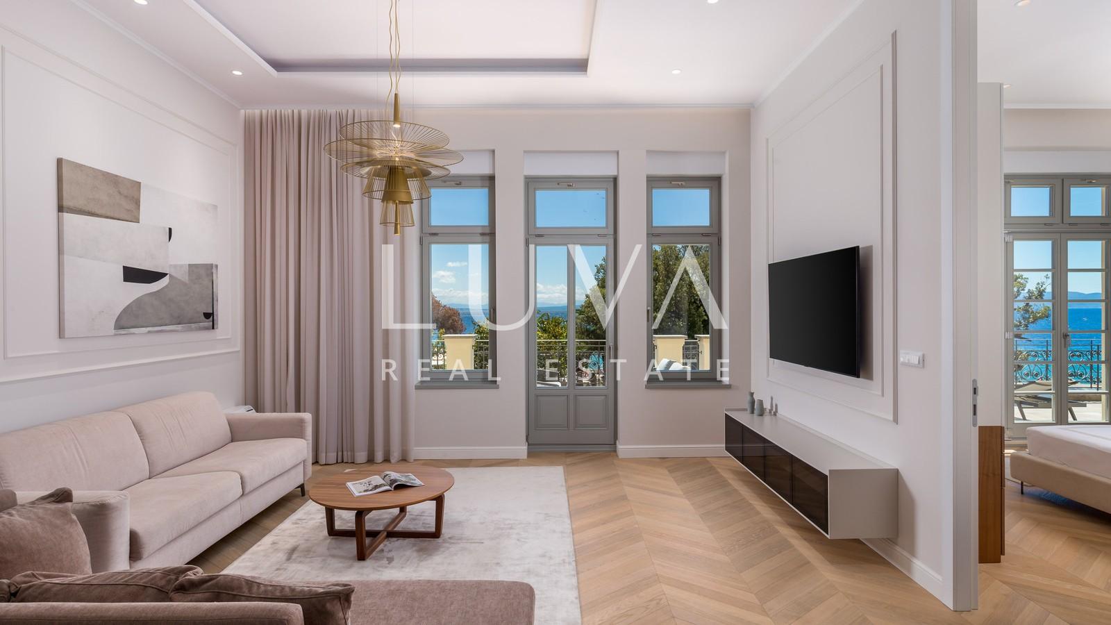 Opatija, city center, luxury apartment NFA 88 m² for sale