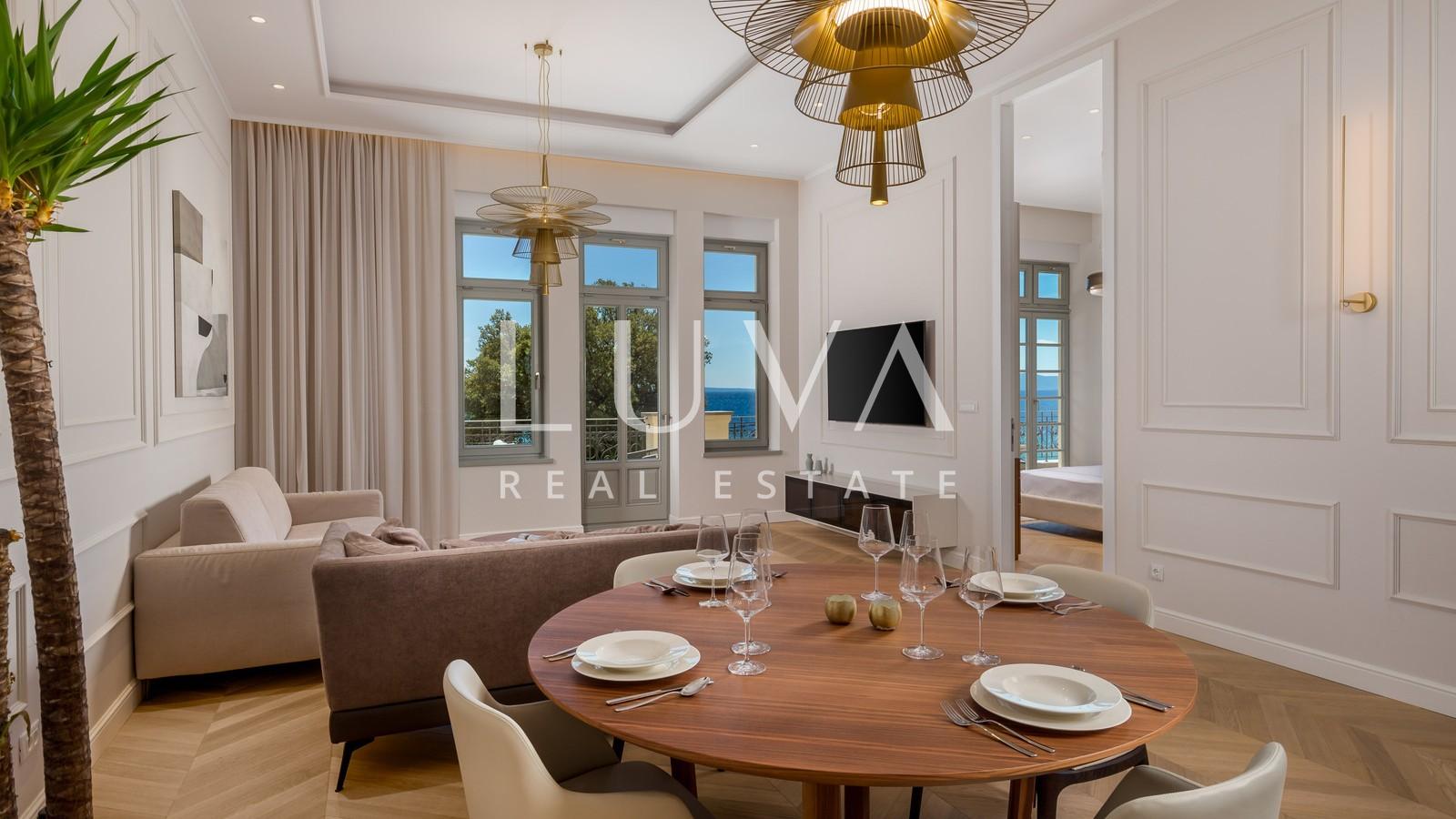 Opatija, city center, luxury apartment NFA 88 m² for sale