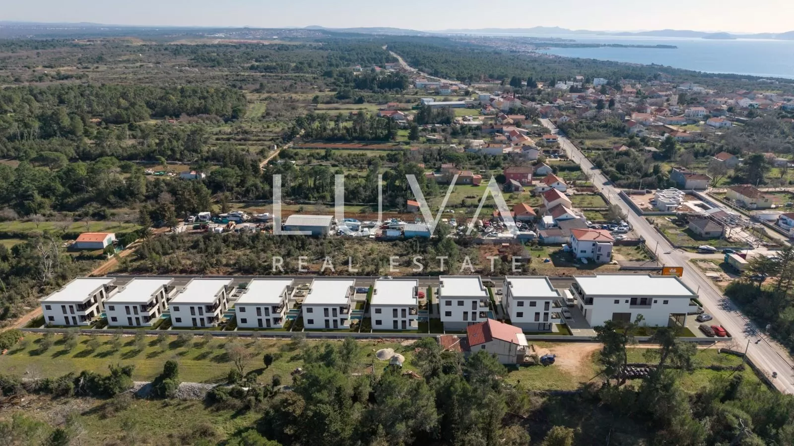 Zadar, Kožino, modern ground floor apartment with garden, 69.73 m²