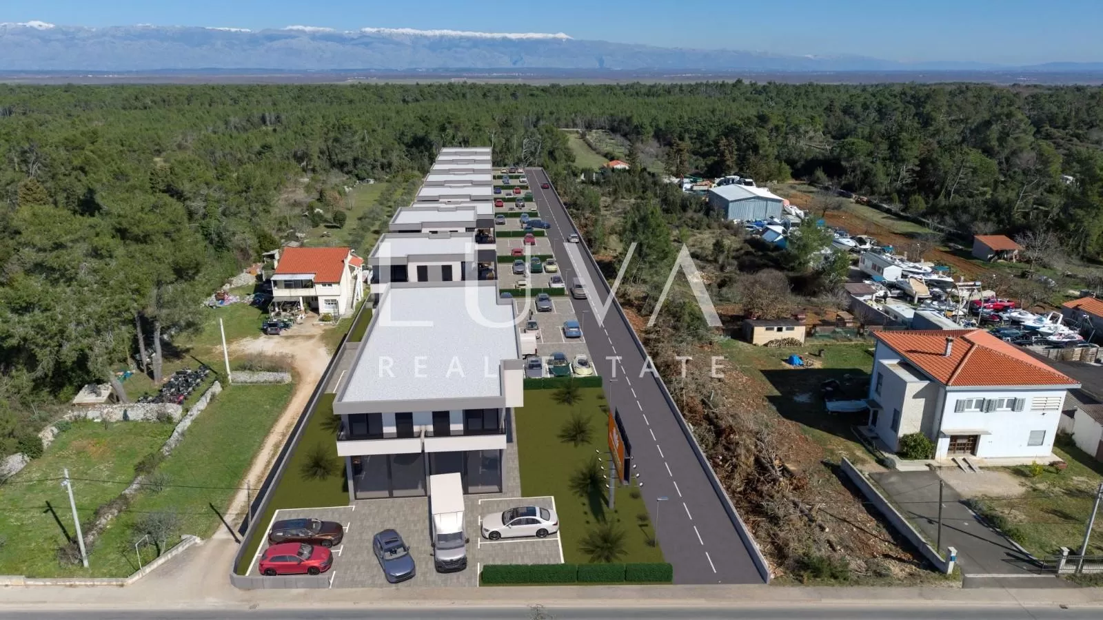 Zadar, Kožino, modern ground floor apartment with garden, 69.73 m²