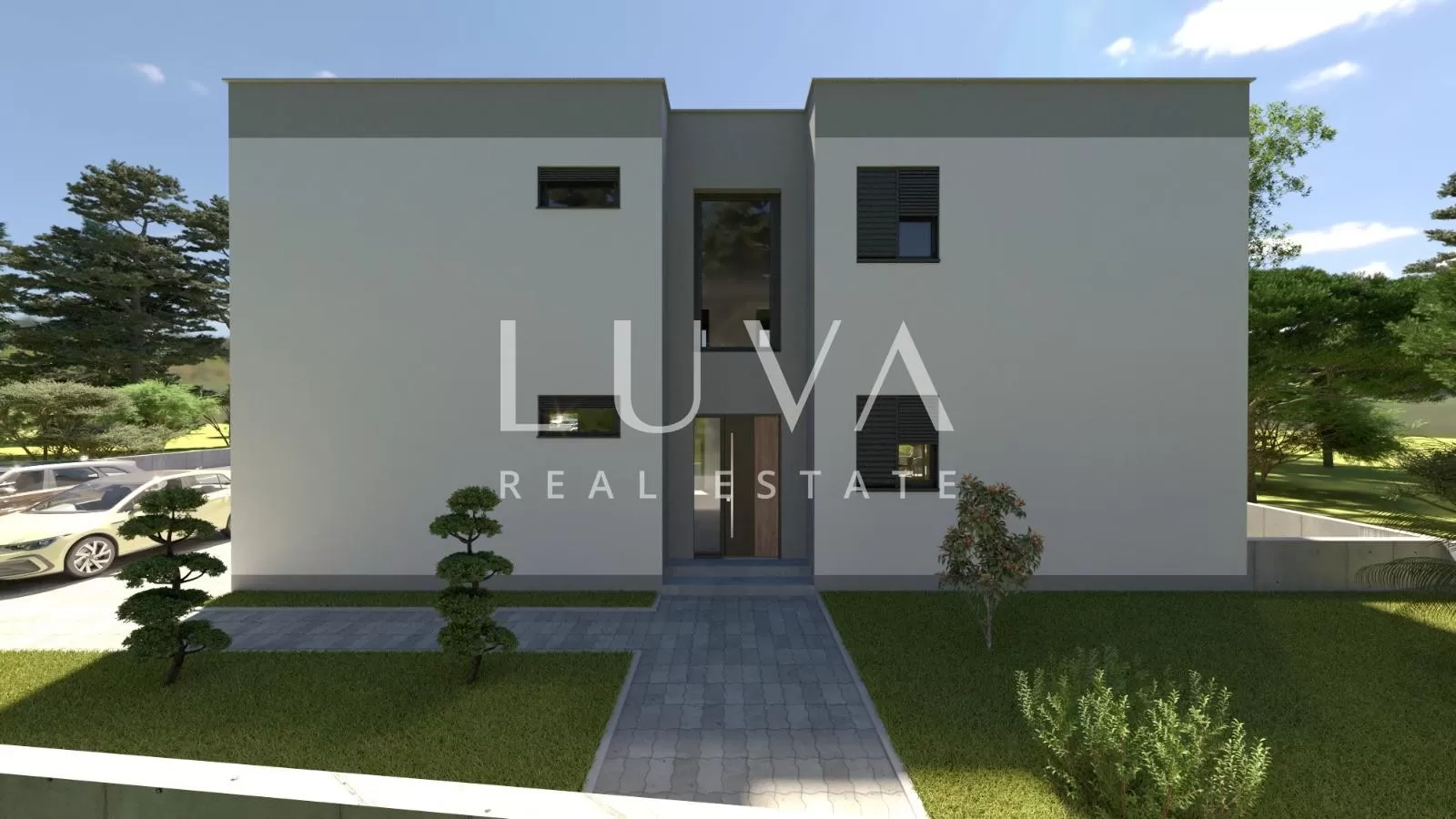 Zadar, Kožino, modern ground floor apartment with garden, 69.73 m²