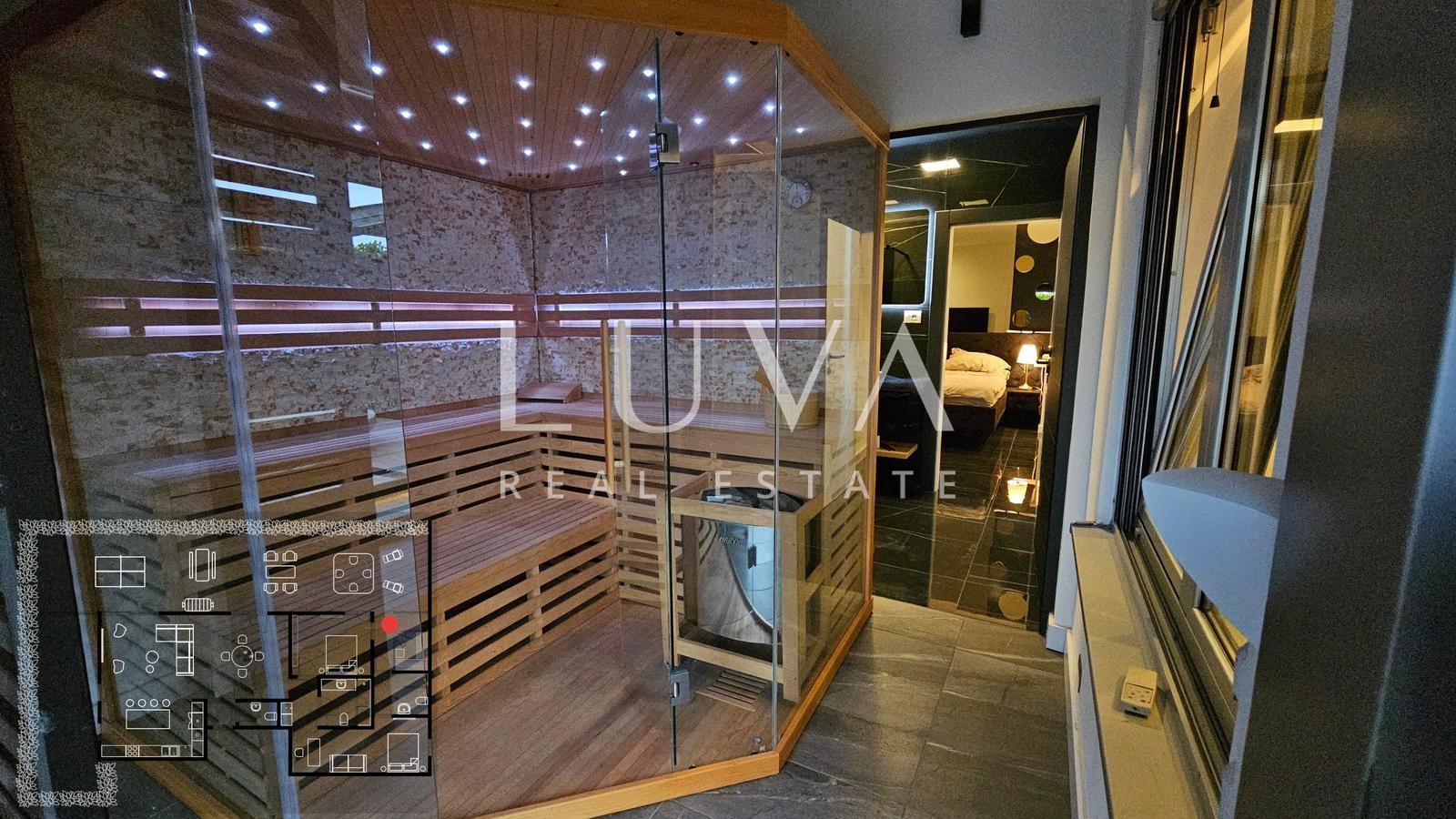 Zagreb, Remete, Luxuswohnung mit Sauna und Jacuzzi, 120 m²