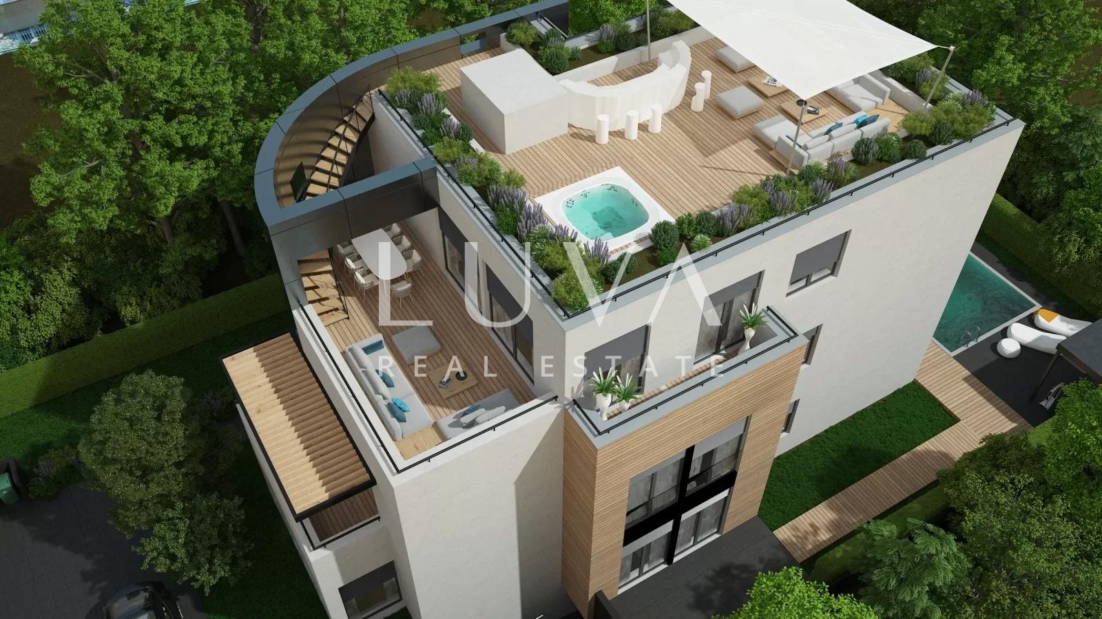 Zagreb, Srebrnjak, Luxus-Penthouse in Neubau zu verkaufen