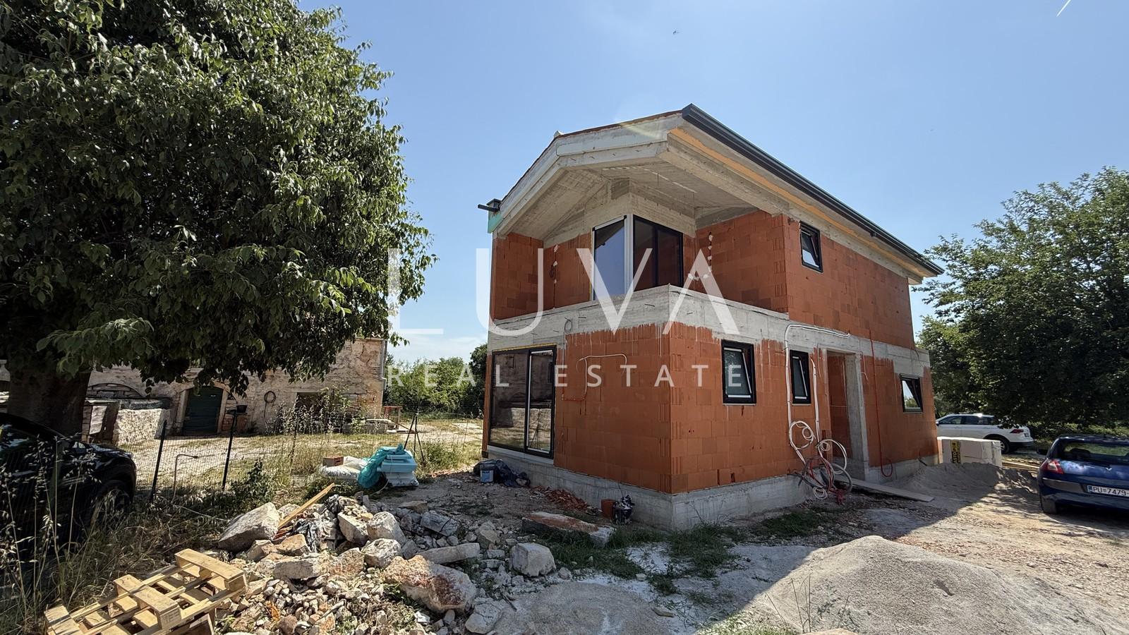 Istria, Sveti Lovreč, modern house with sauna and sea view, 118 m²