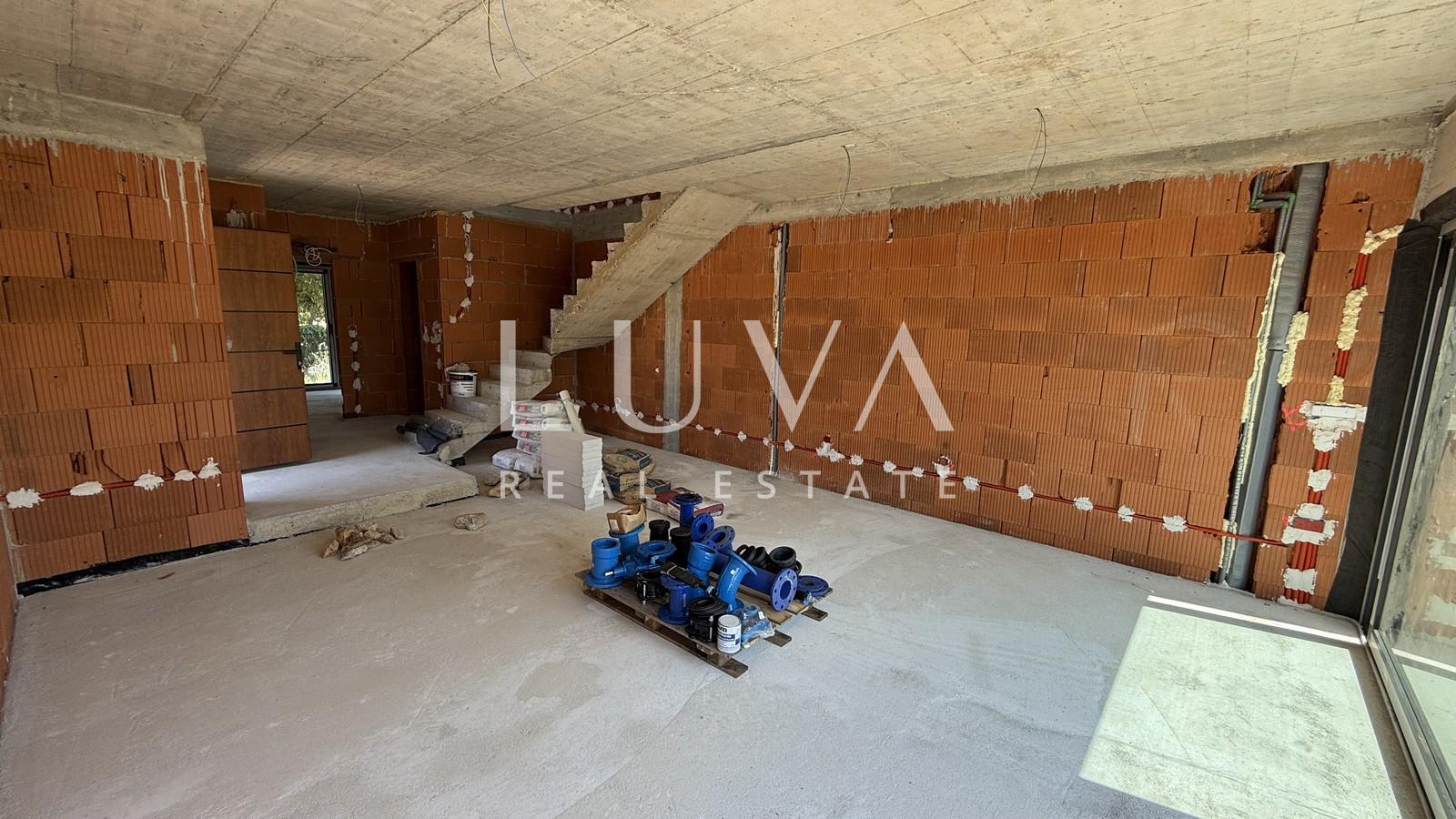 Istria, Sveti Lovreč, modern house with sauna and sea view, 118 m²