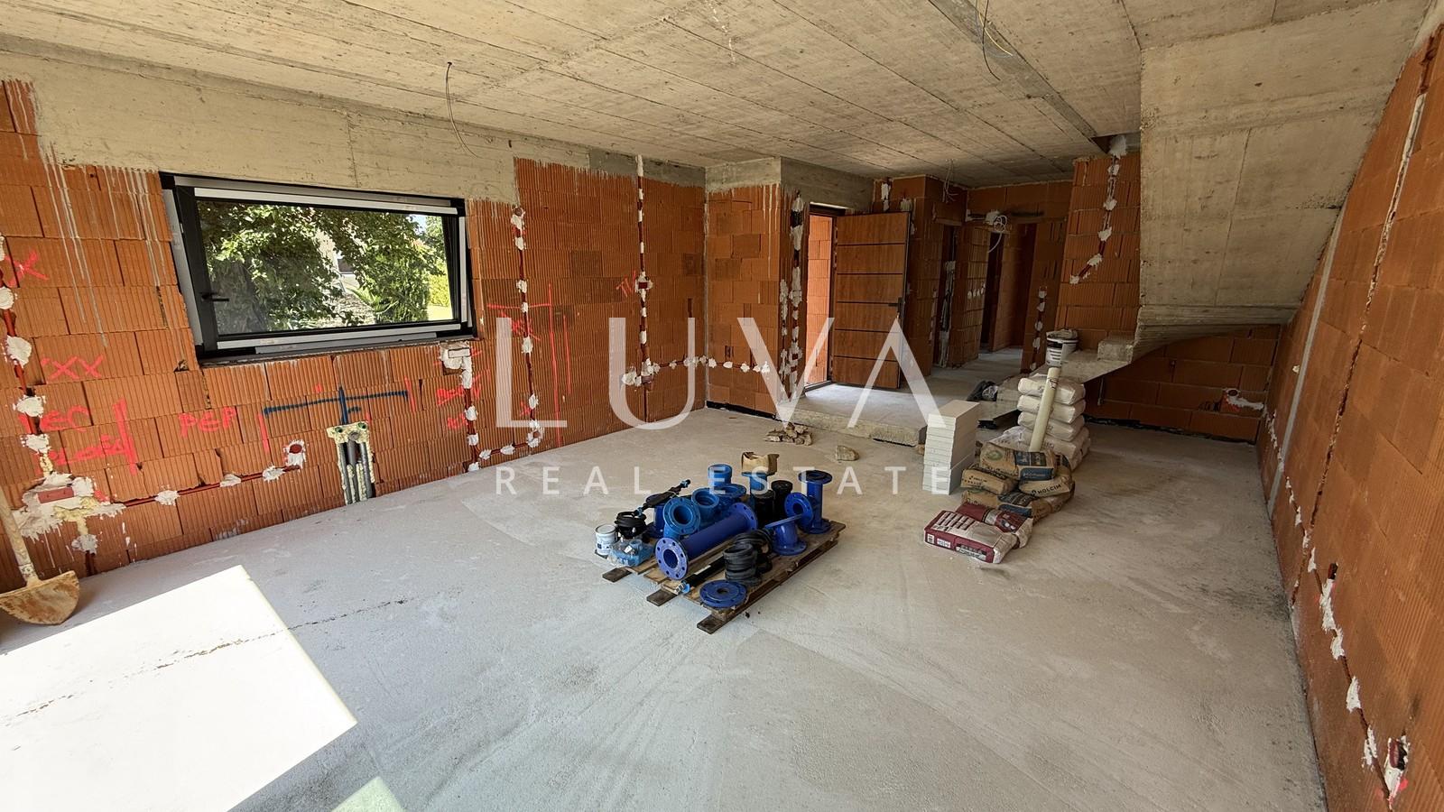 Istria, Sveti Lovreč, modern house with sauna and sea view, 118 m²