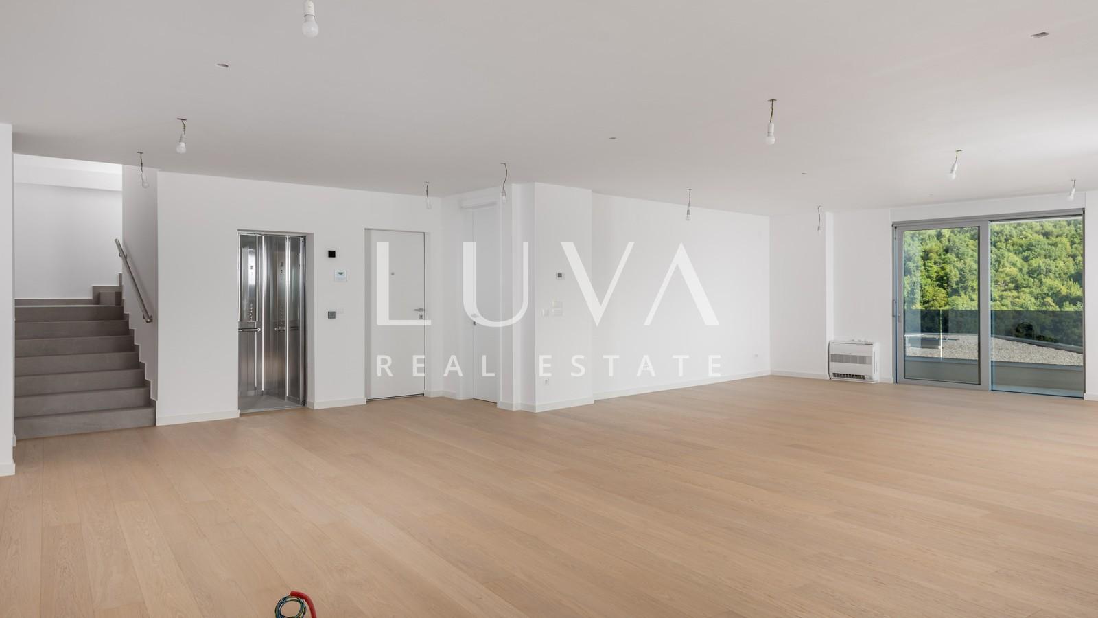 Opatija, luxury new building with sea view, apartment NFA 367.19 m²