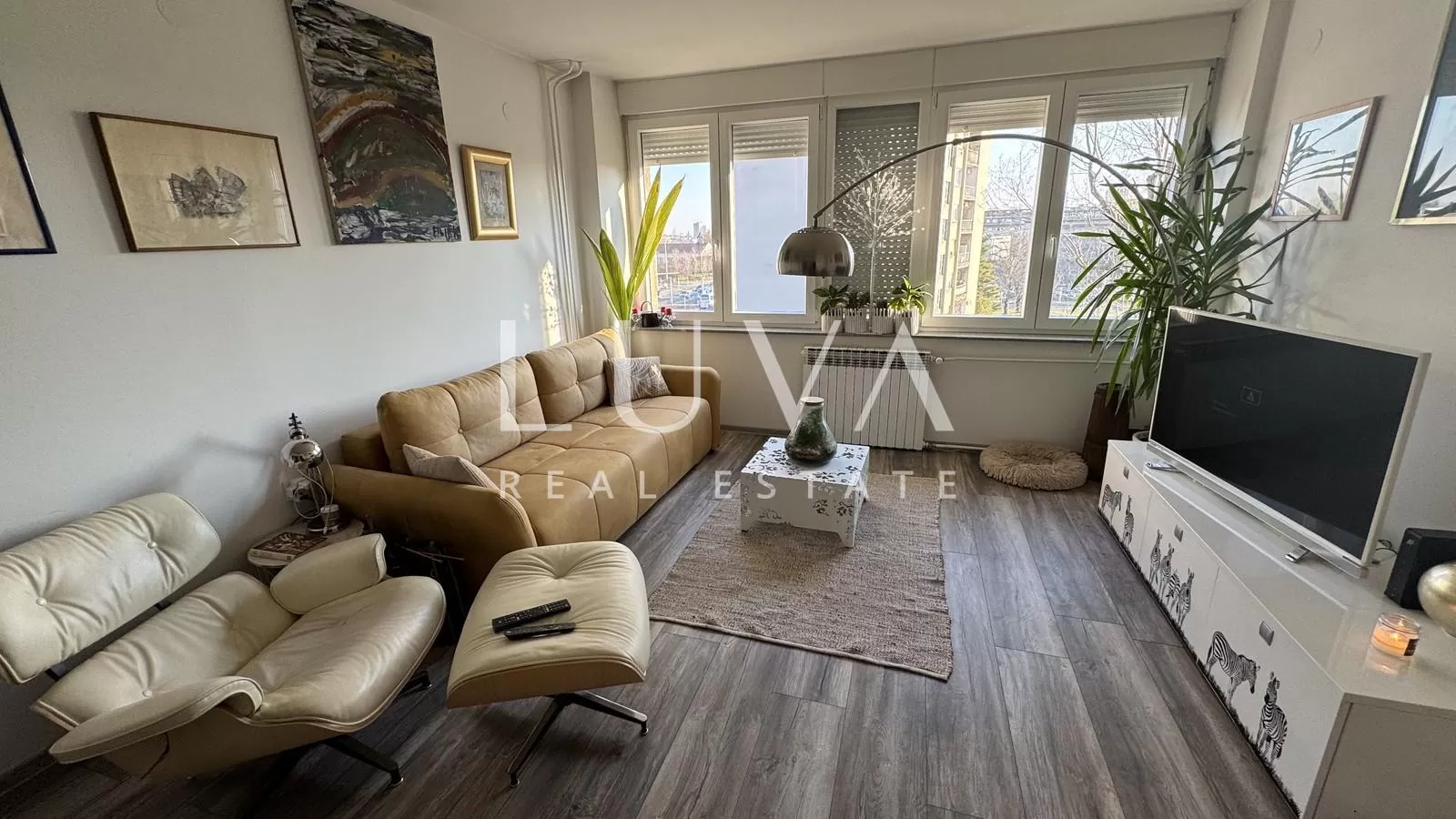 Zagreb, Držićeva, komfortable Zweizimmerwohnung mit zwei Balkonen, 67m2 zu verkaufen