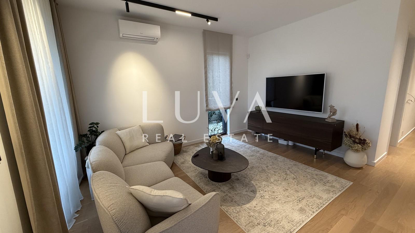 Zagreb, Bukovac, moderne 2-Zimmer-Wohnung mit Garten zur Miete, 60 m2