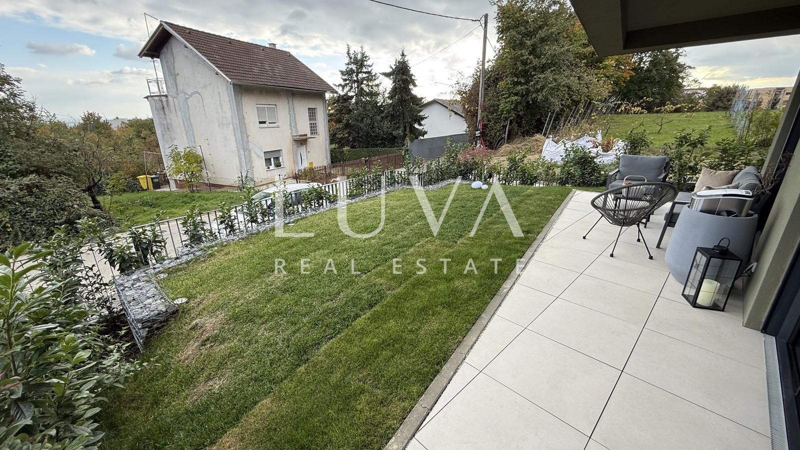 Zagreb, Bukovac, moderne 2-Zimmer-Wohnung mit Garten zur Miete, 60 m2