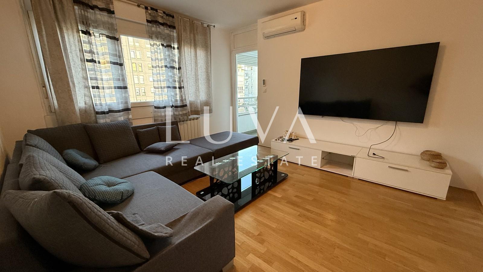 Zagreb, Trnje, 2-Zimmer-Wohnung mit Balkon zur Miete, 70 m2