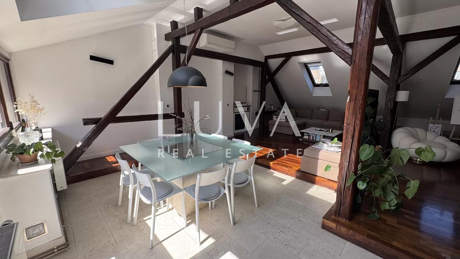 Zagreb, Črnomerec, speziell gestaltete Dreizimmerwohnung, 138m2