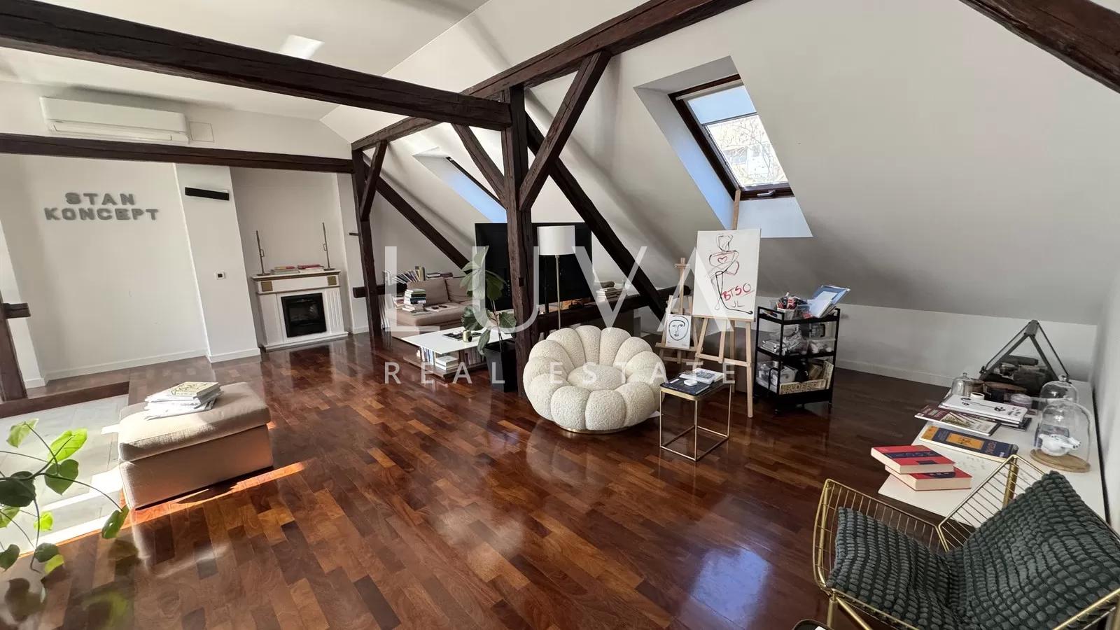Zagreb, Črnomerec, speziell gestaltete Dreizimmerwohnung, 138m2