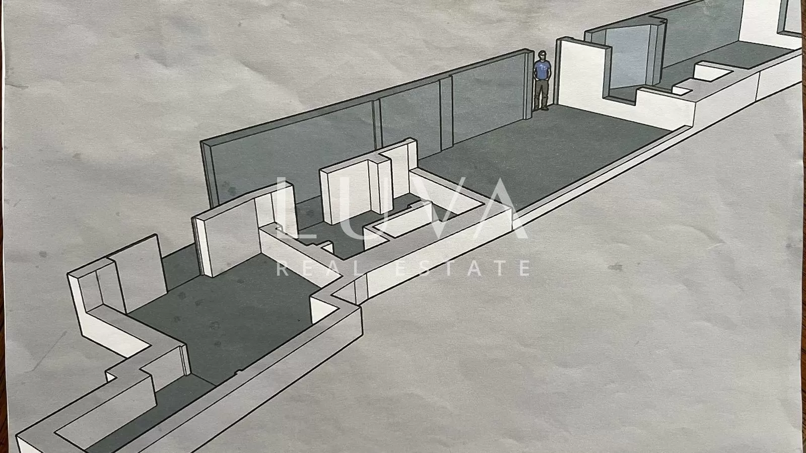 Zagreb, Centar, Radićeva, stan 100m2 za adaptaciju