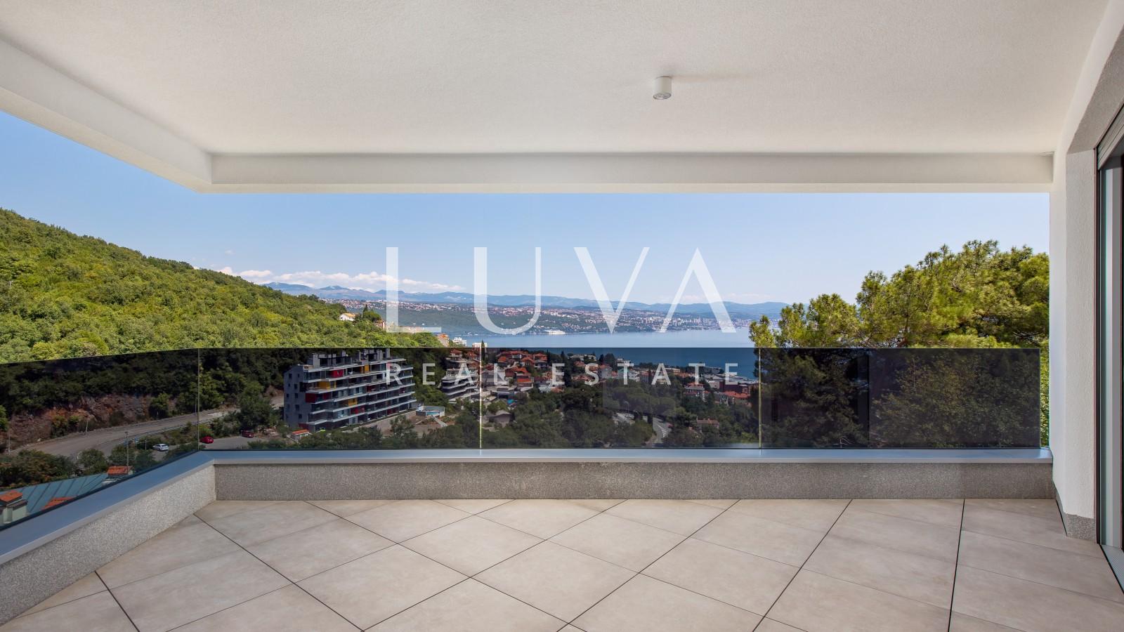 Opatija, luxury new building with sea view, apartment NFA 246.82 m²