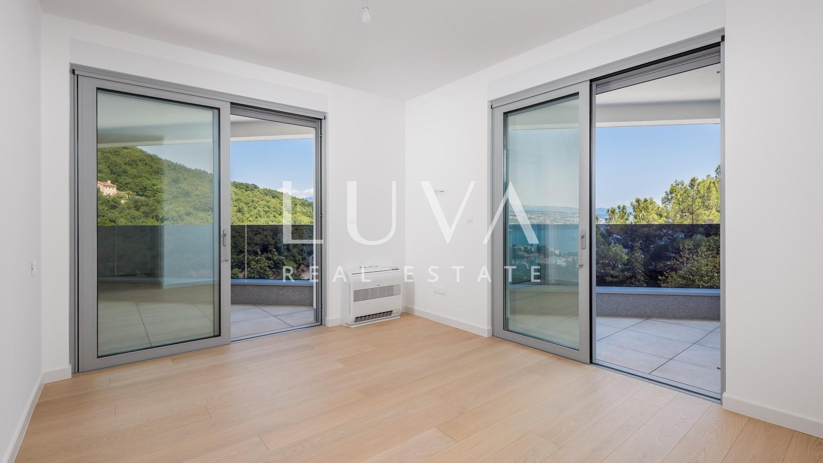 Opatija, luxury new building with sea view, apartment NFA 246.82 m²