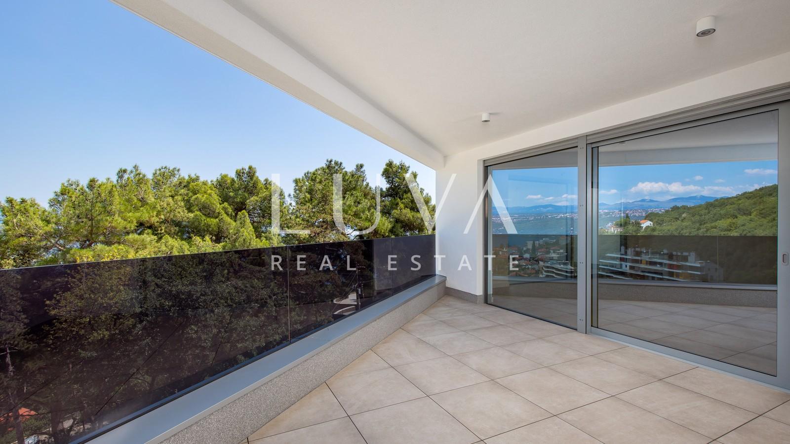 Opatija, luxury new building with sea view, apartment NFA 246.82 m²