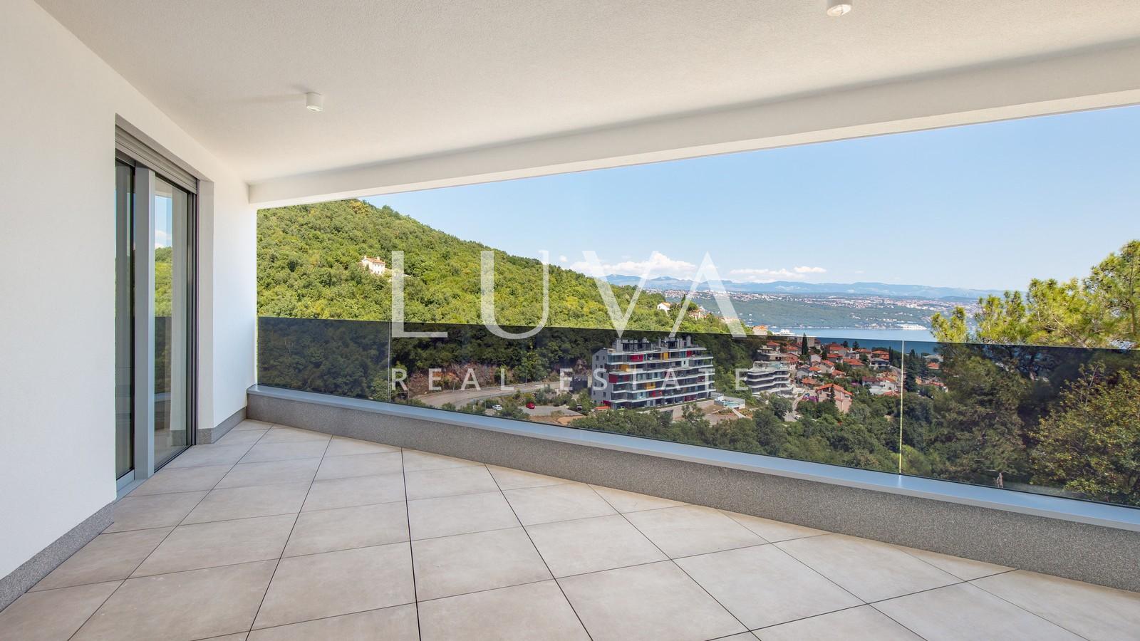 Opatija, luxury new building with sea view, apartment NFA 246.82 m²