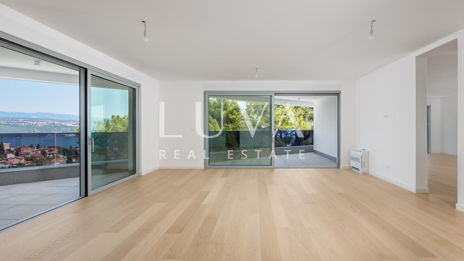 Opatija, luxury new building with sea view, apartment NFA 246.82 m²