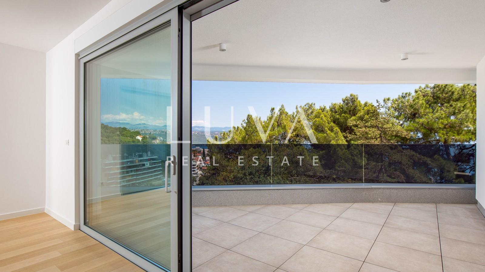 Opatija, luxury new building with sea view, apartment NFA 246.82 m²