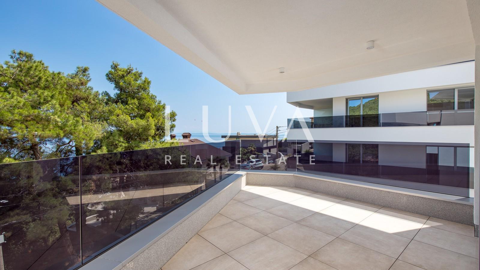 Opatija, luxury new building with sea view, apartment NFA 246.82 m²