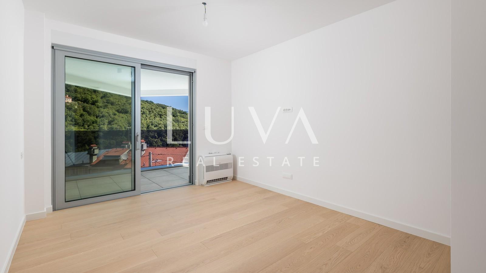 Opatija, luxury new building with garden, apartment NFA 125.81 m²