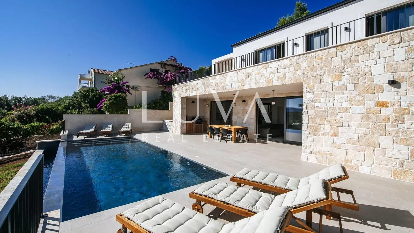Iž, Zadar, modernes Luxushaus am Meer zum Verkauf