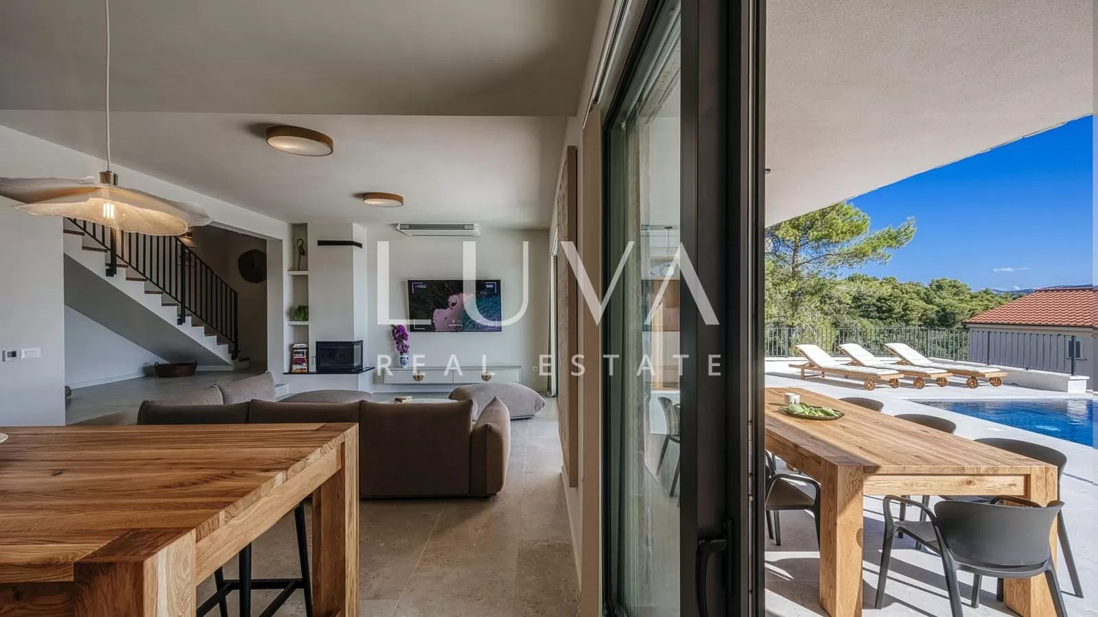 Iž, Zadar, modernes Luxushaus am Meer zum Verkauf