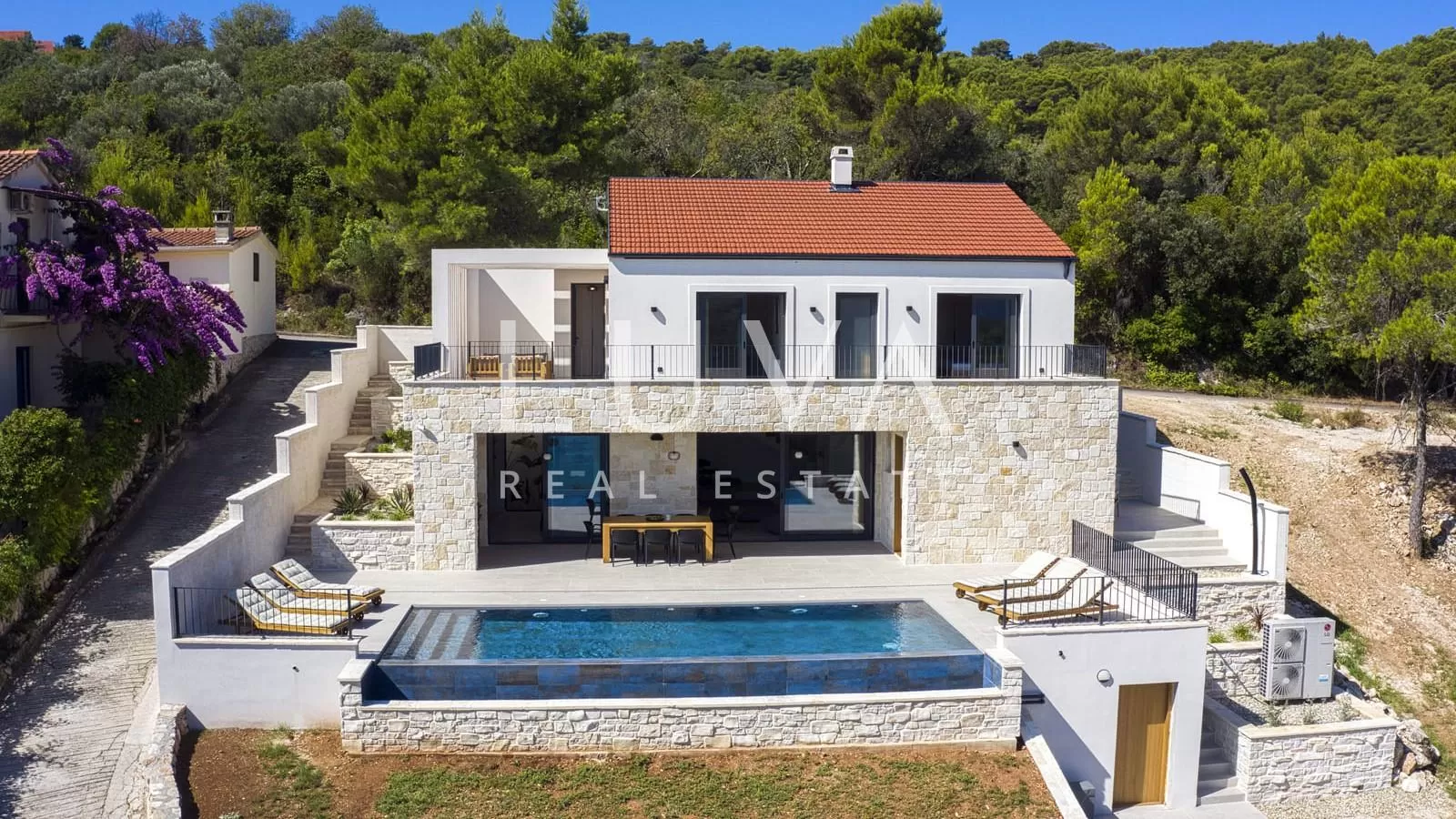 Iž, Zadar, modernes Luxushaus am Meer zum Verkauf