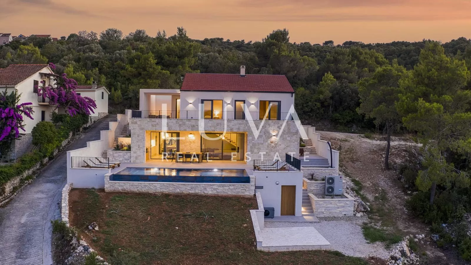 Iž, Zadar, modernes Luxushaus am Meer zum Verkauf