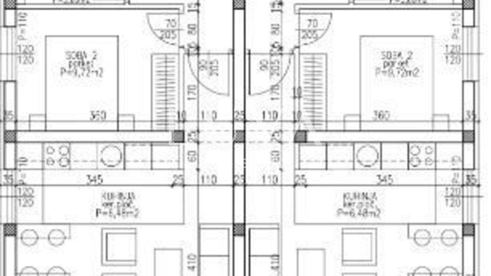 Kaštel Stari, moderan stan u novogradnji na prodaju 55m2