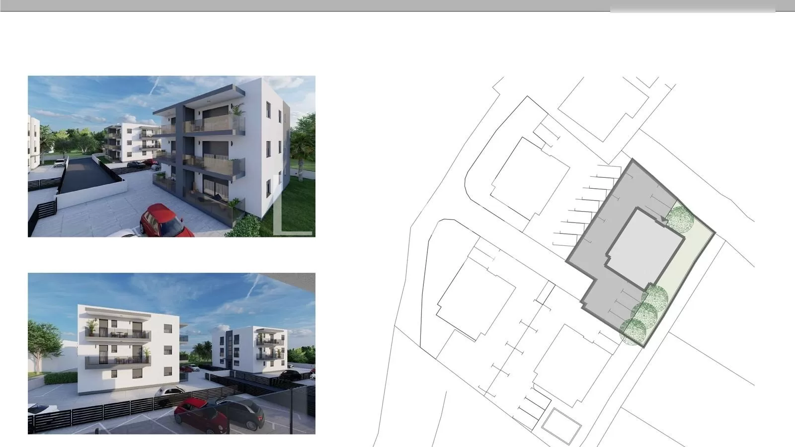 Pakoštane, luksuzna novogradnja, 3s apartman S1, prodaja