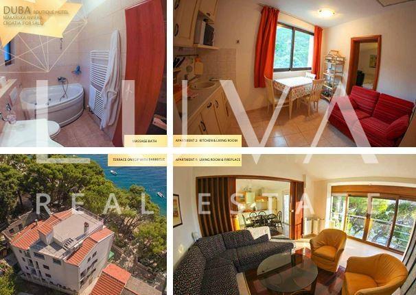 Mala Duba, Živogošće, boutique hotel na plaži, investicijska prilika