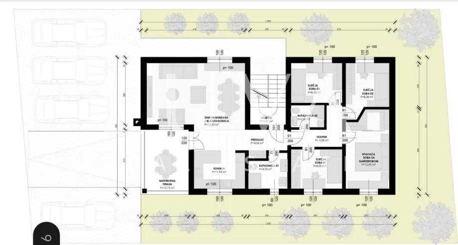 Kaštel Štafilić, kuća 377m2 sa stanovima na prodaju