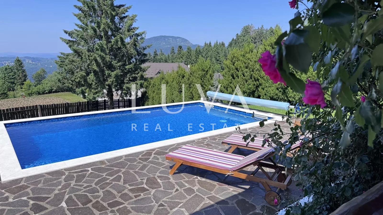Kupjak, Gorski Kotar, house with pool and beautiful view for sale
