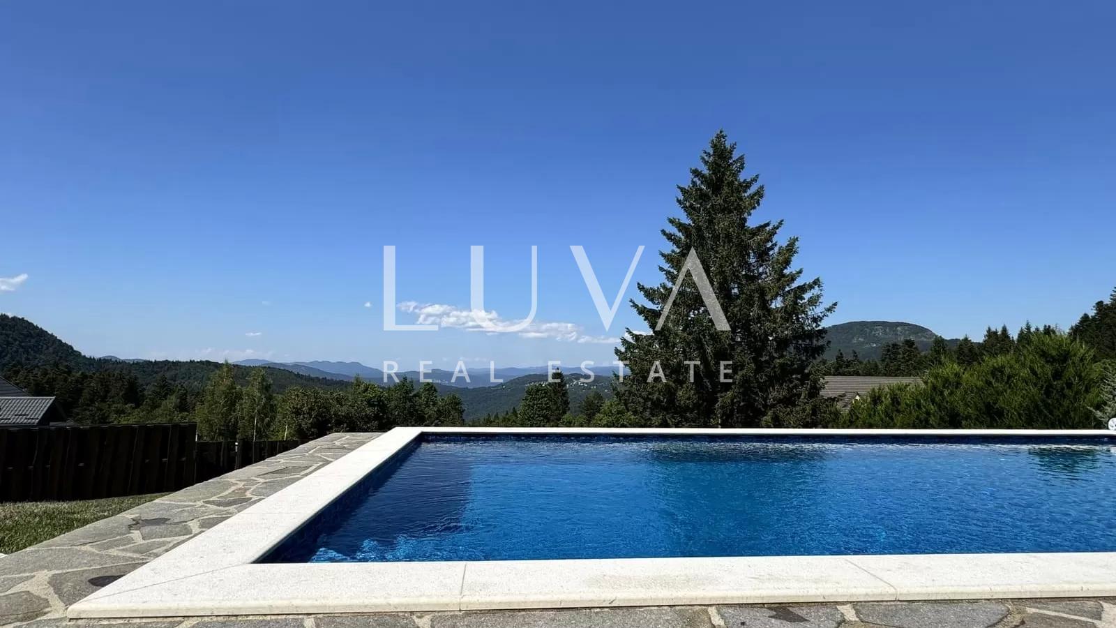 Kupjak, Gorski Kotar, house with pool and beautiful view for sale
