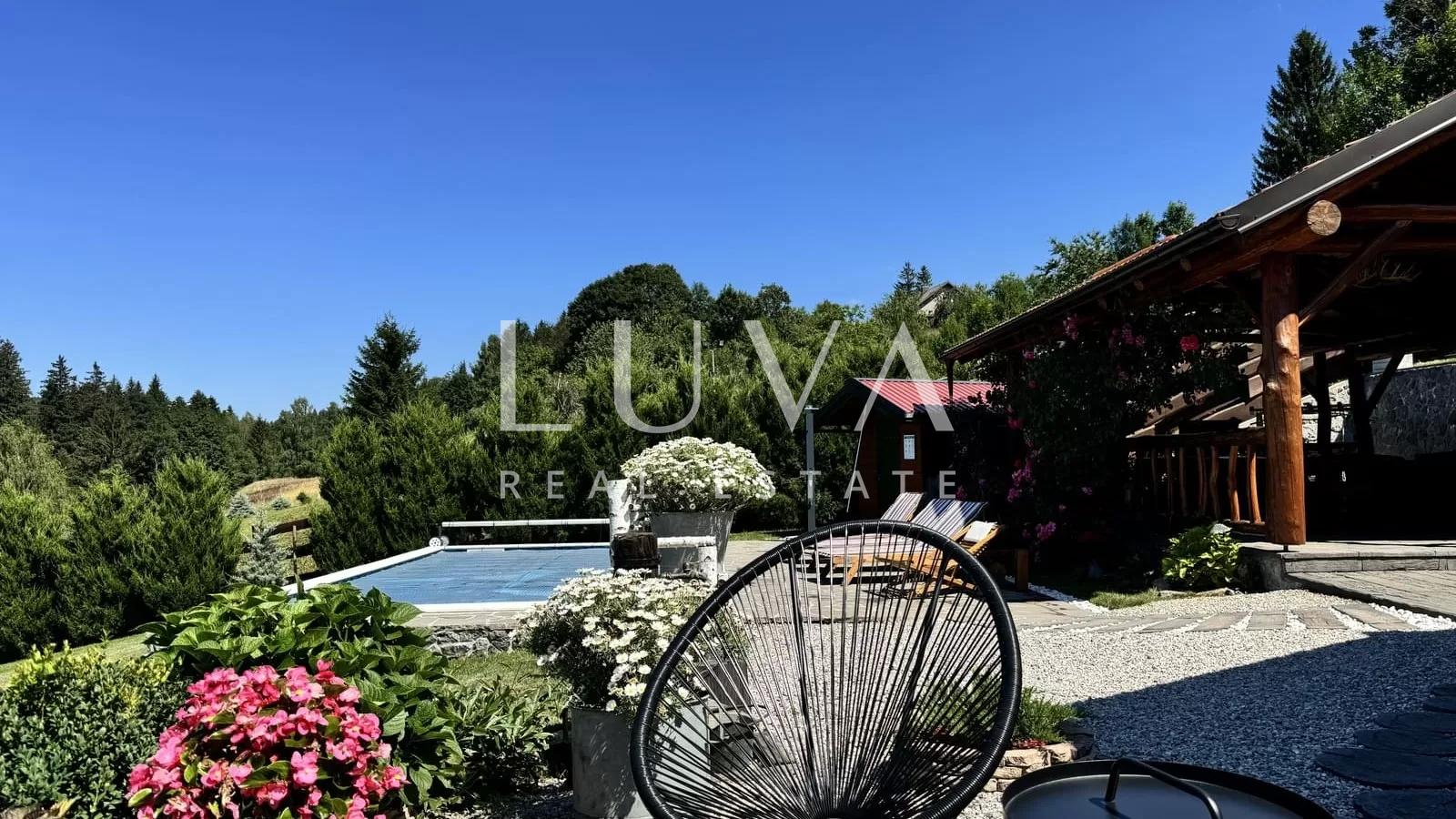 Kupjak, Gorski Kotar, house with pool and beautiful view for sale