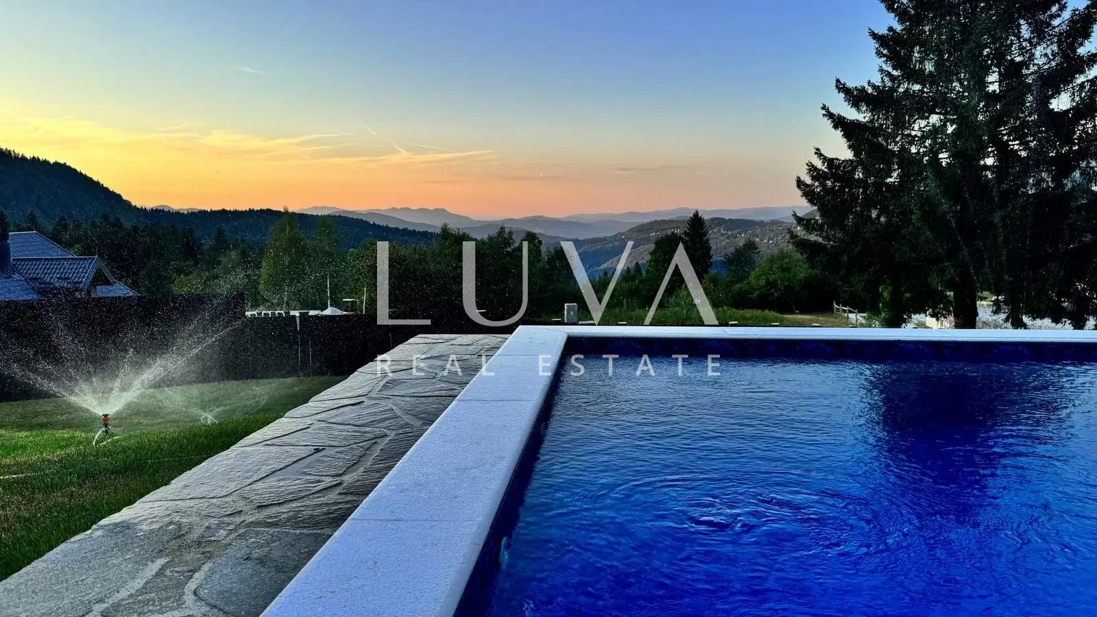Kupjak, Gorski Kotar, house with pool and beautiful view for sale